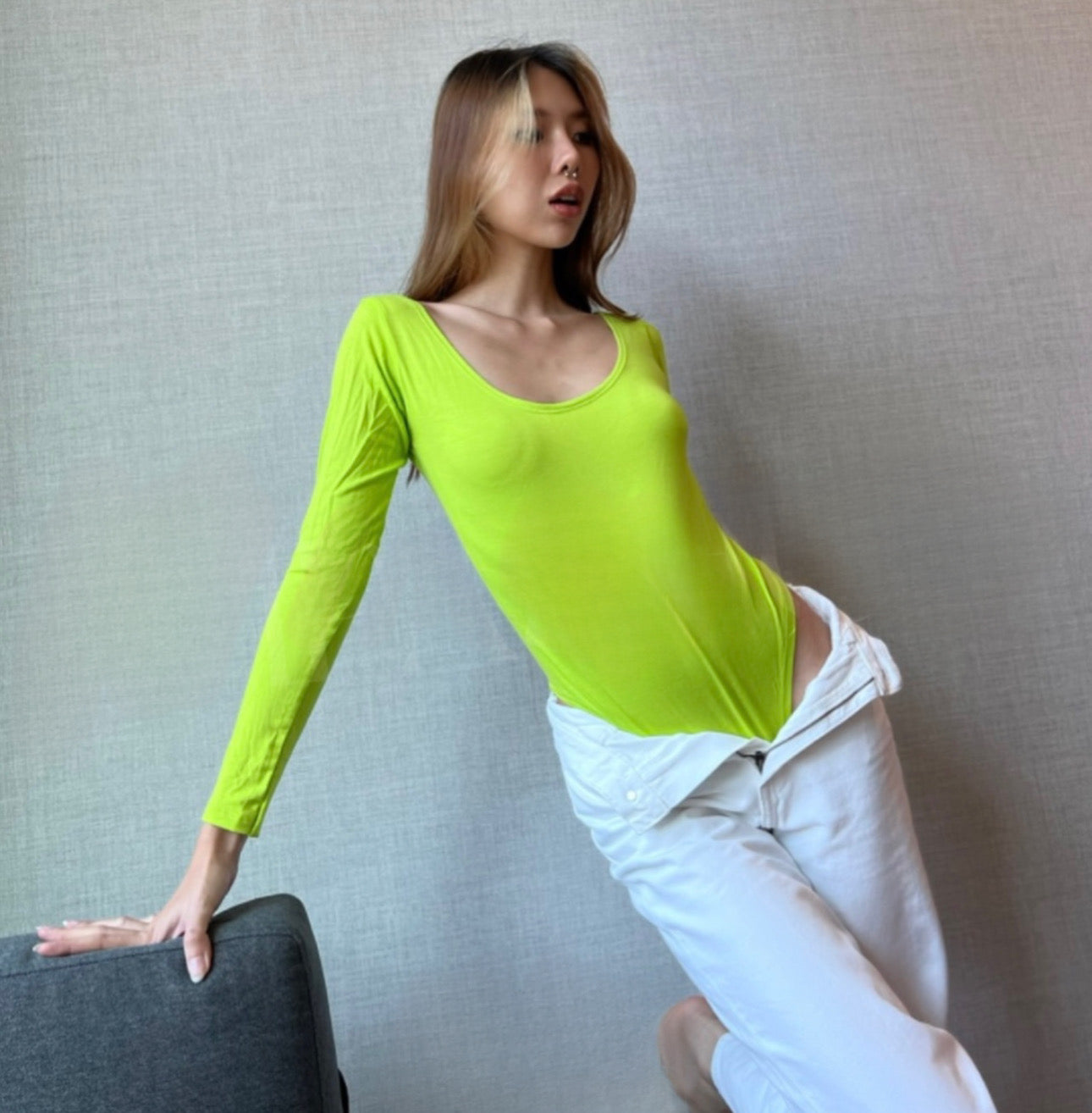 Scoop Neck Bodysuit