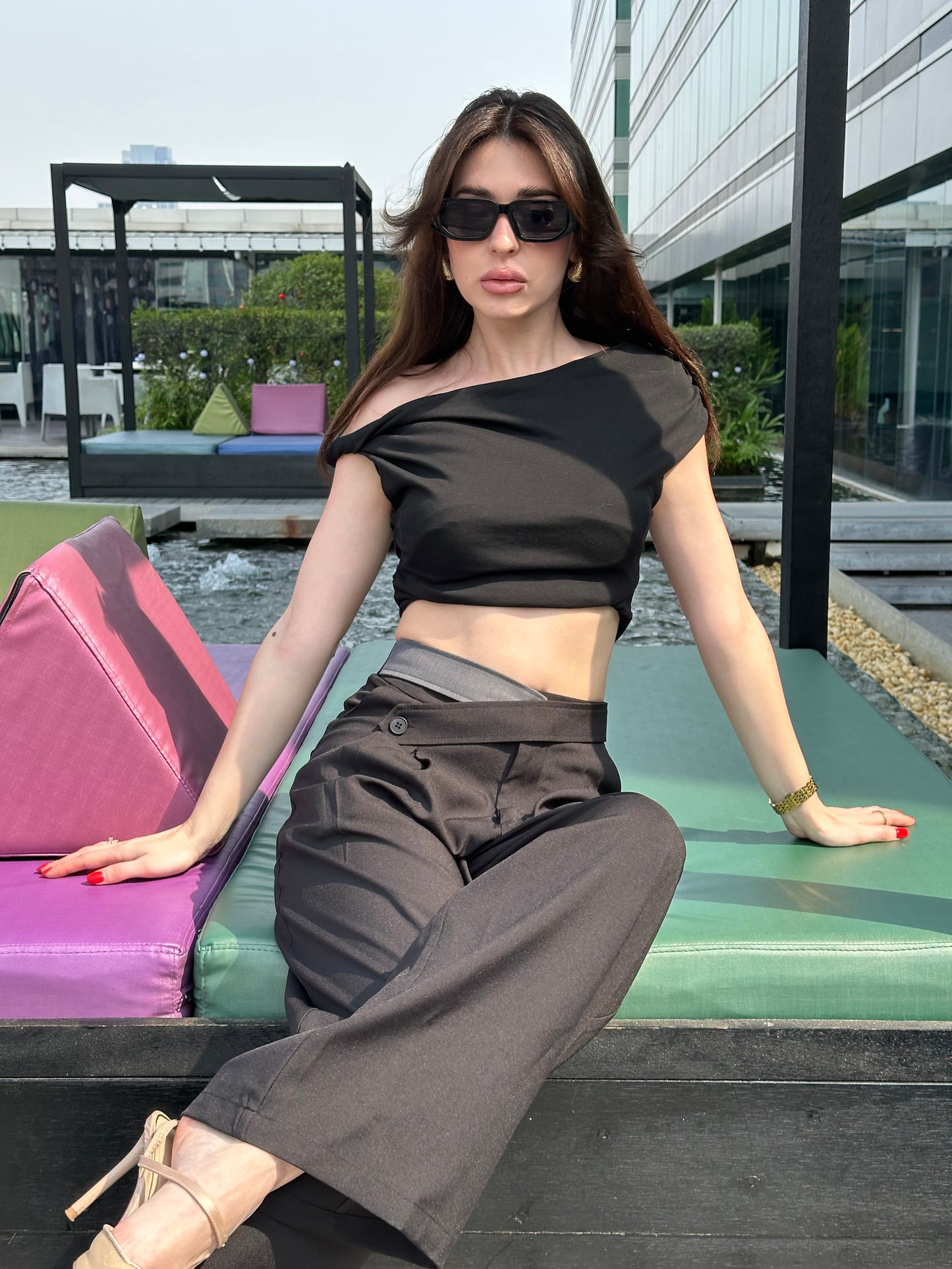 Criss-Cross Pants