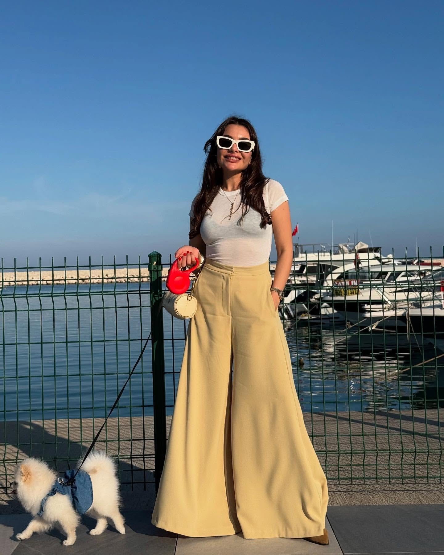 Baby Yellow Palazzo Pants