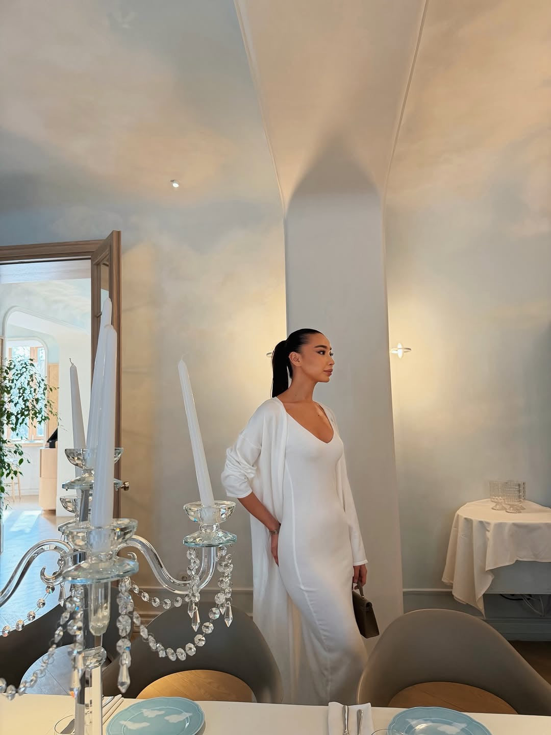 Pearl Dress Shrug Set