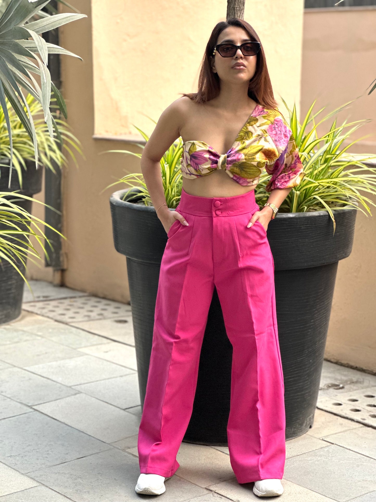 Bohemian Top With Brown Pants