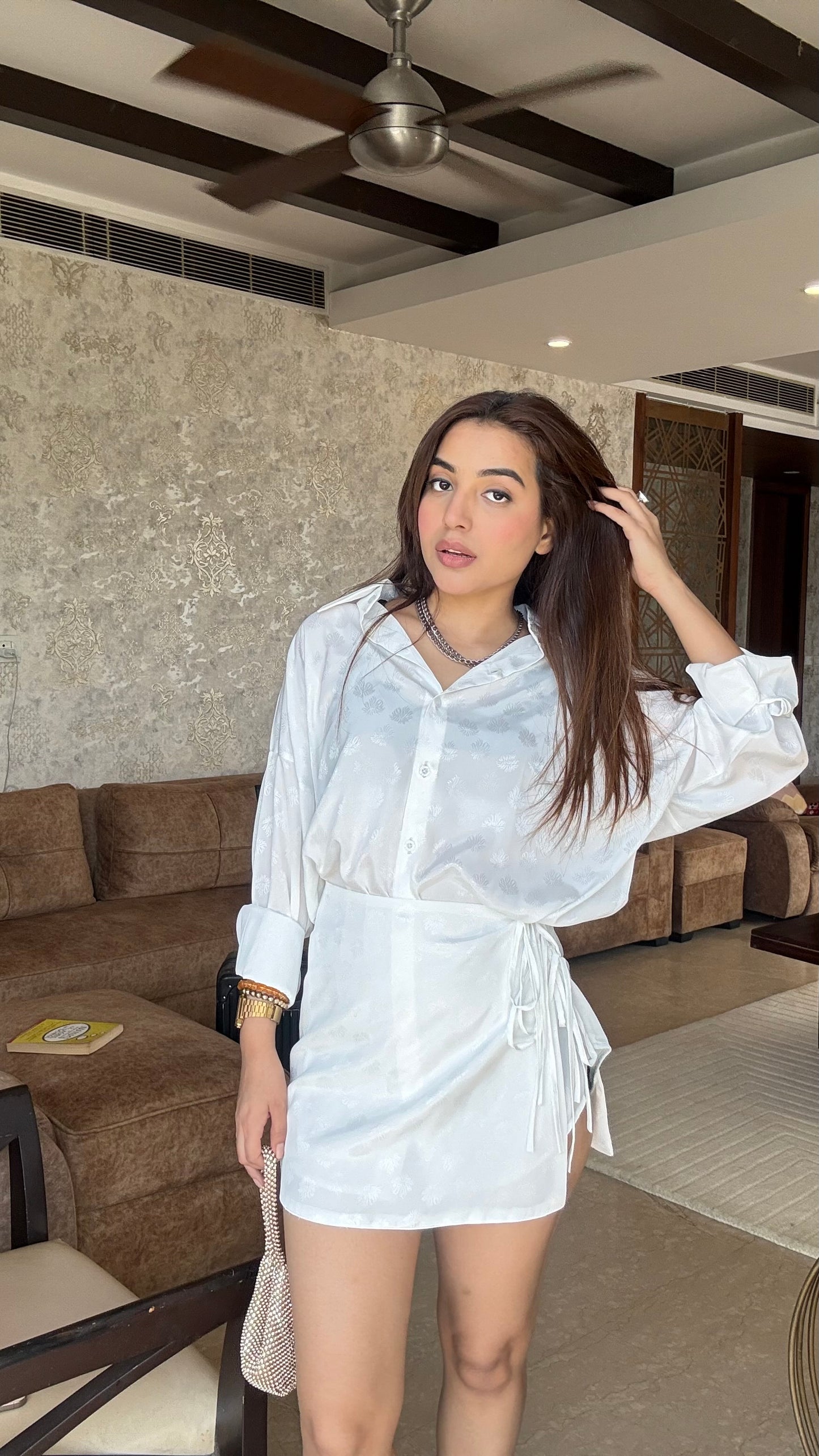 Noah Satin Shirt Co-ordinates