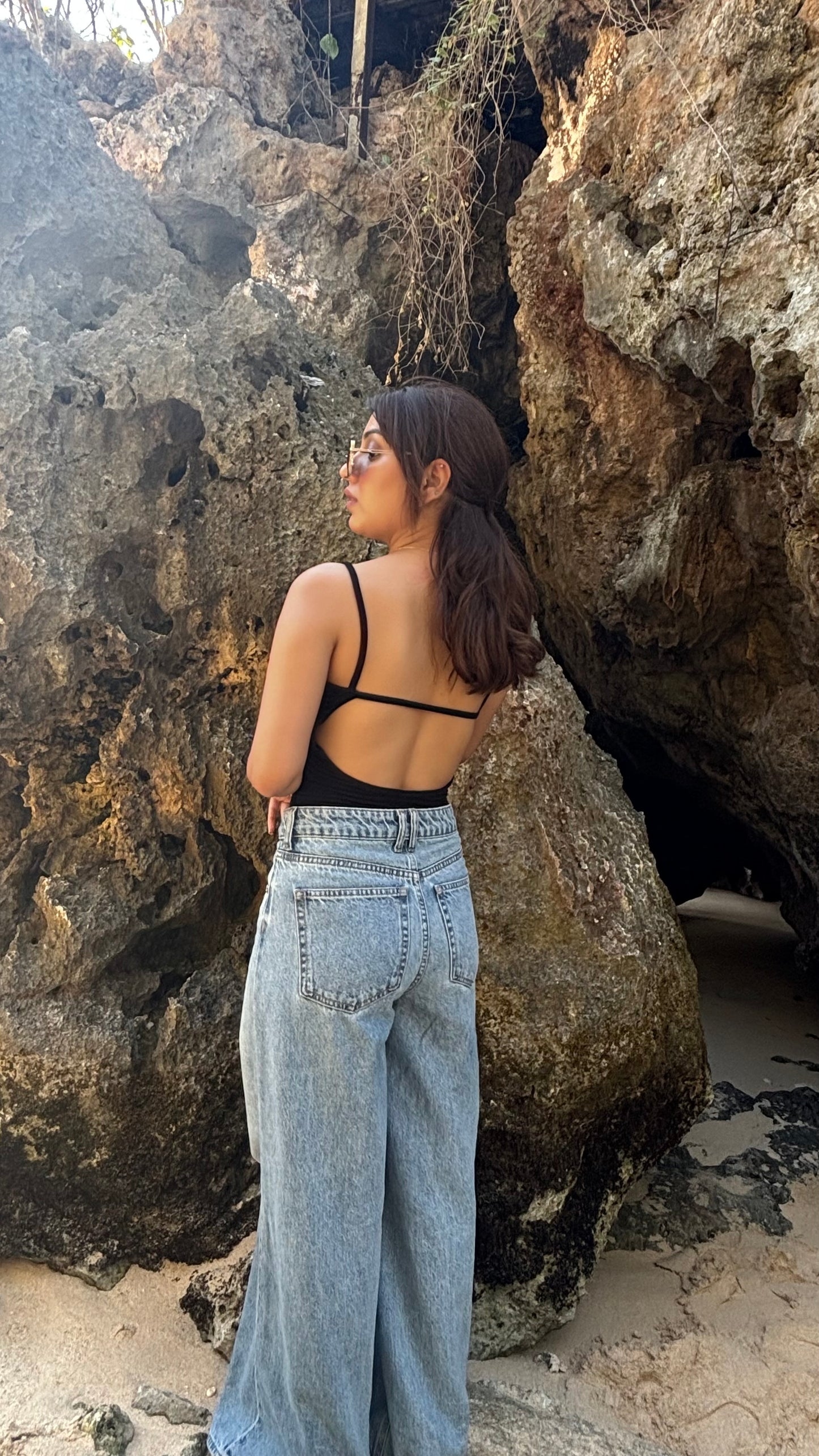 Back Cut Out Bodysuit