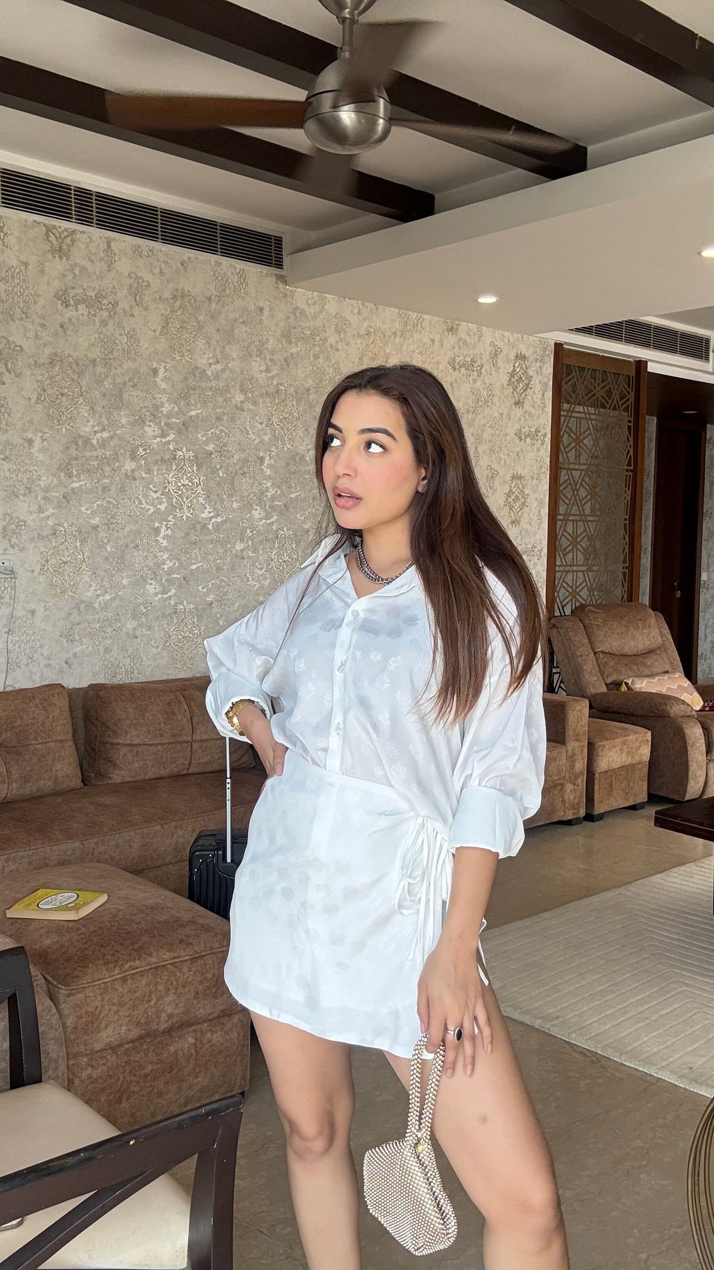 Noah Satin Shirt Co-ordinates