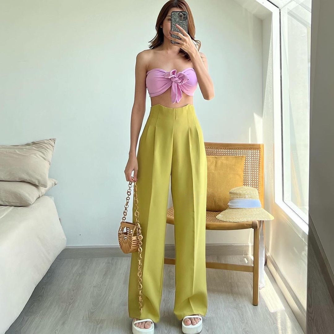 Corset Pants With Padded Bustier Top