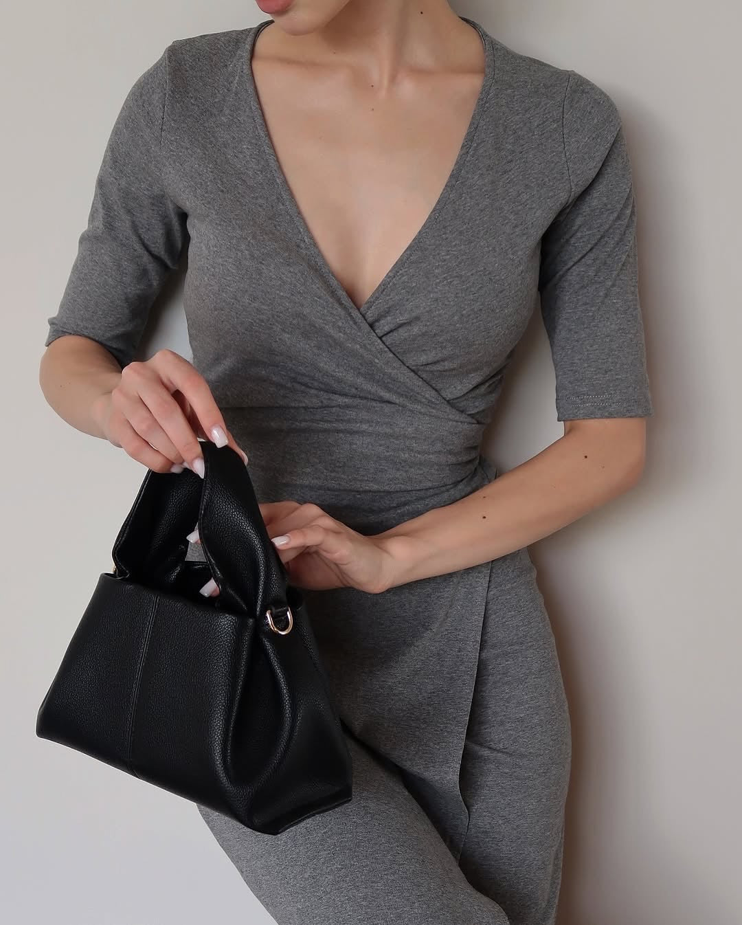 Wrap Around Midi Dress