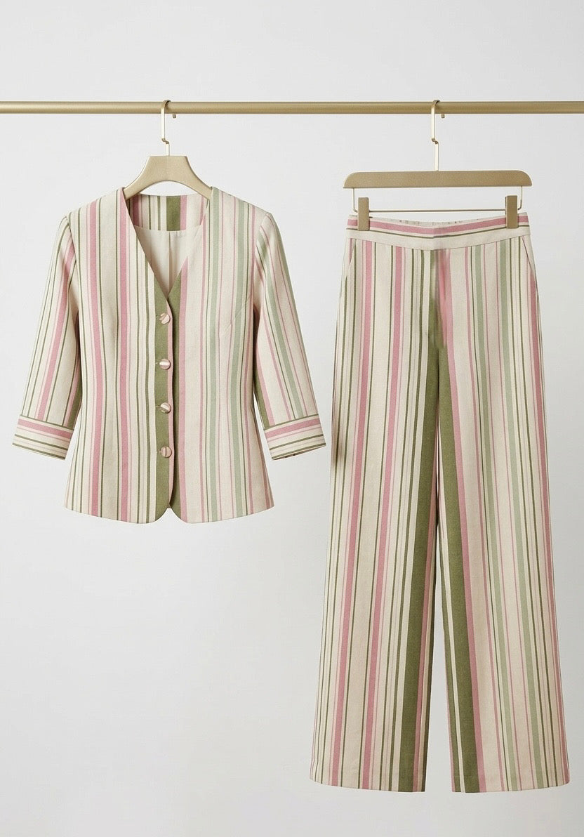 Quarter Sleeve Pastel Corporate Set