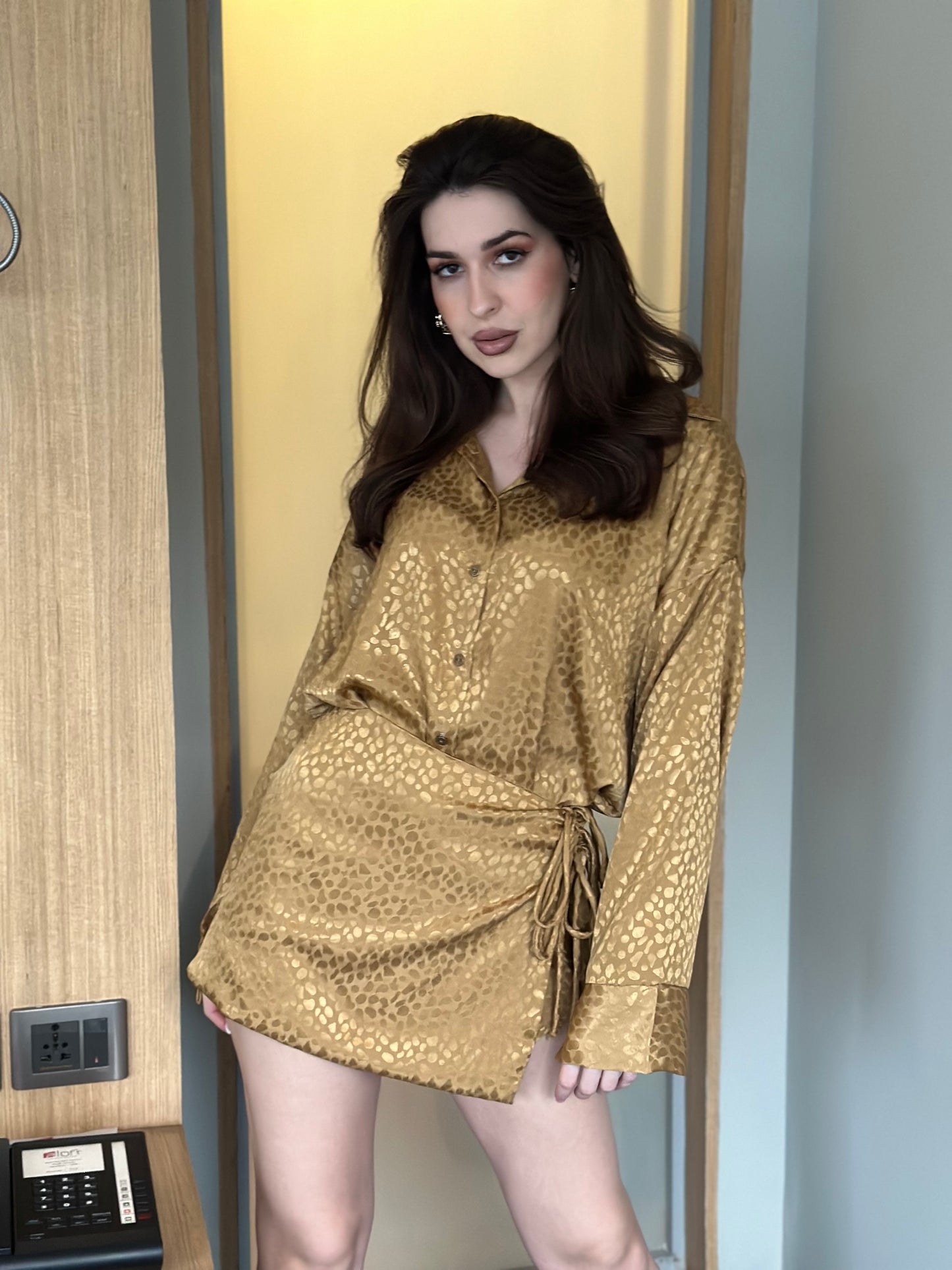 Noah Satin Shirt Co-ordinates