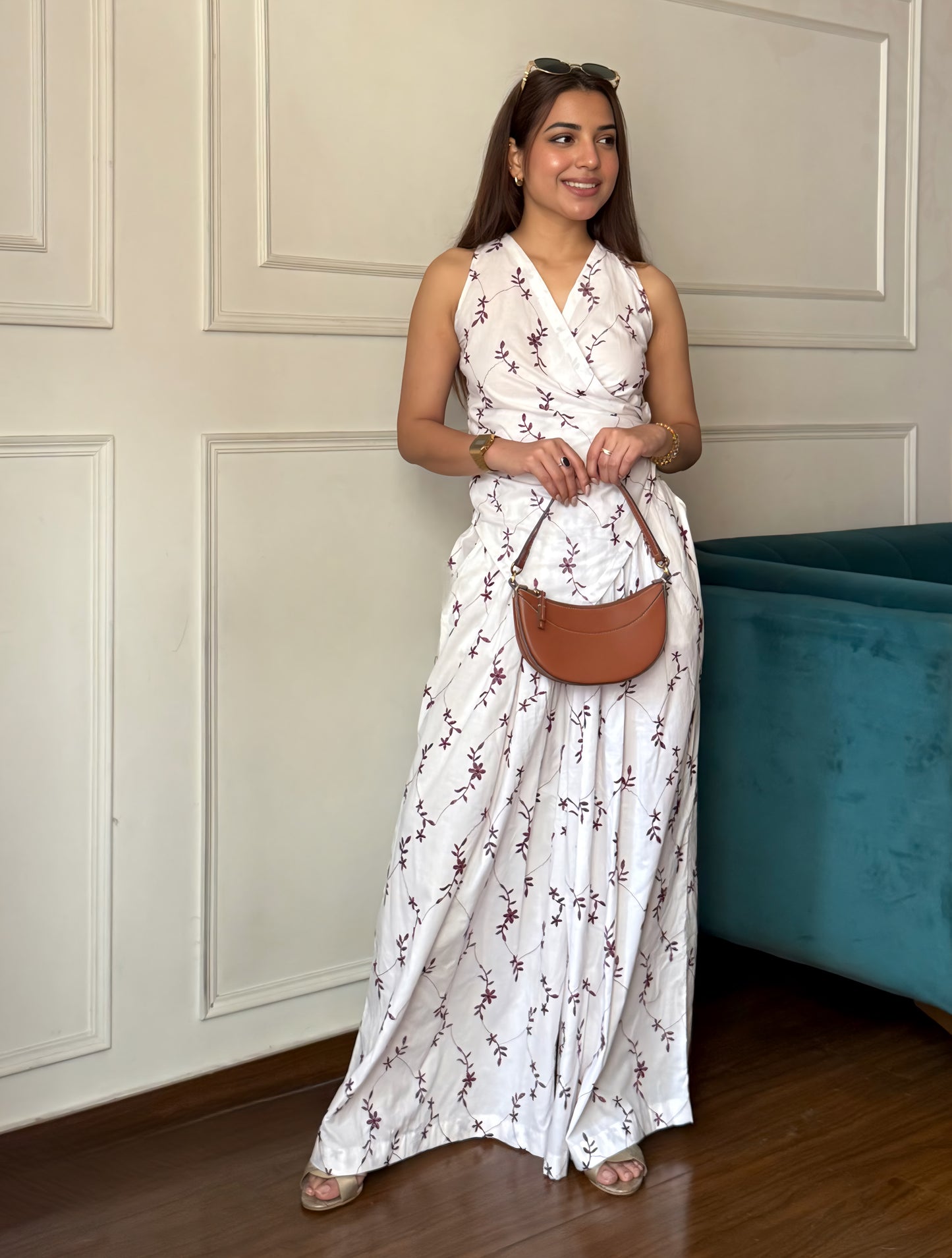 Sophisticated Cotton Embroidered Co-ords