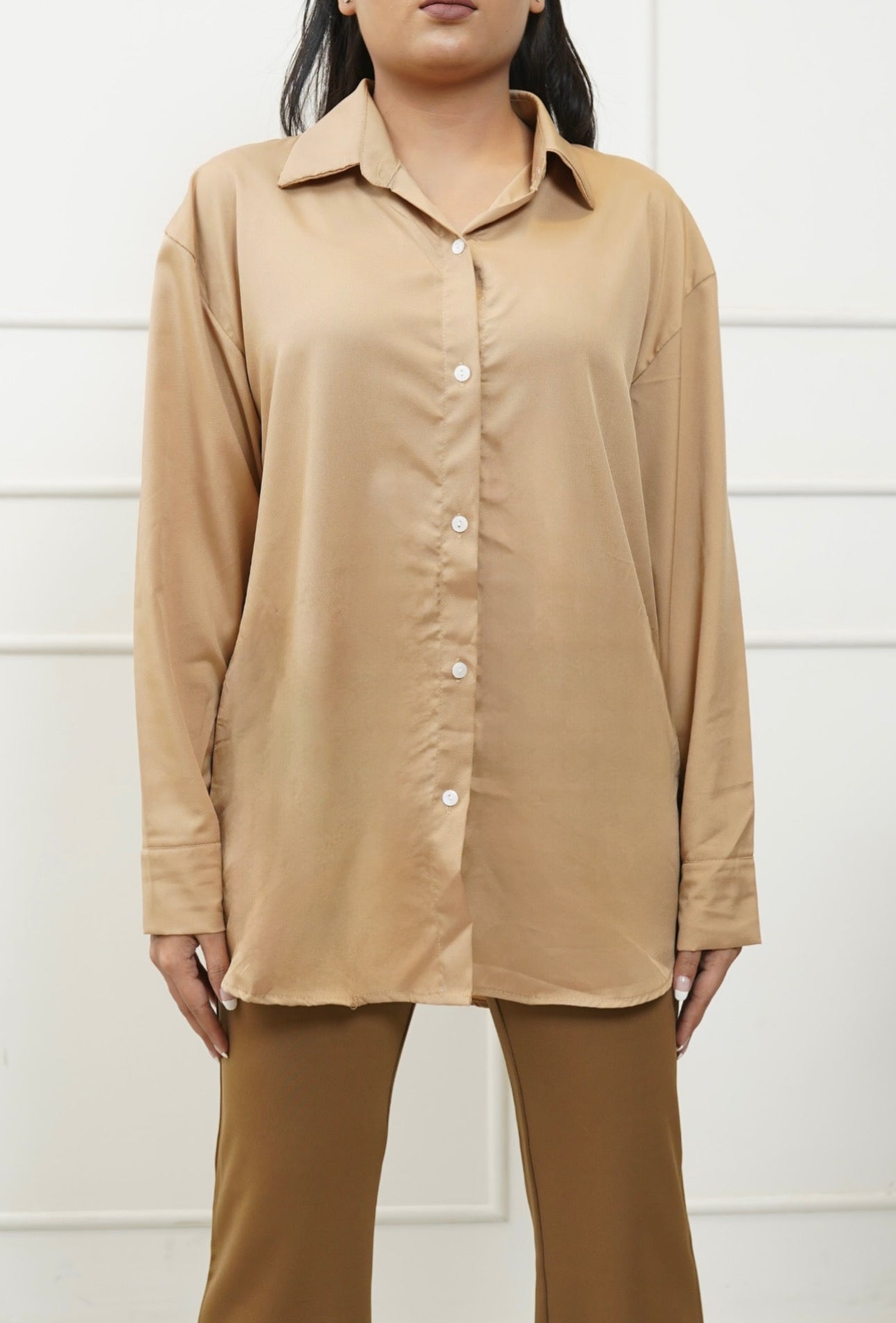 Basic Corporate Shirt With Stretch Pants