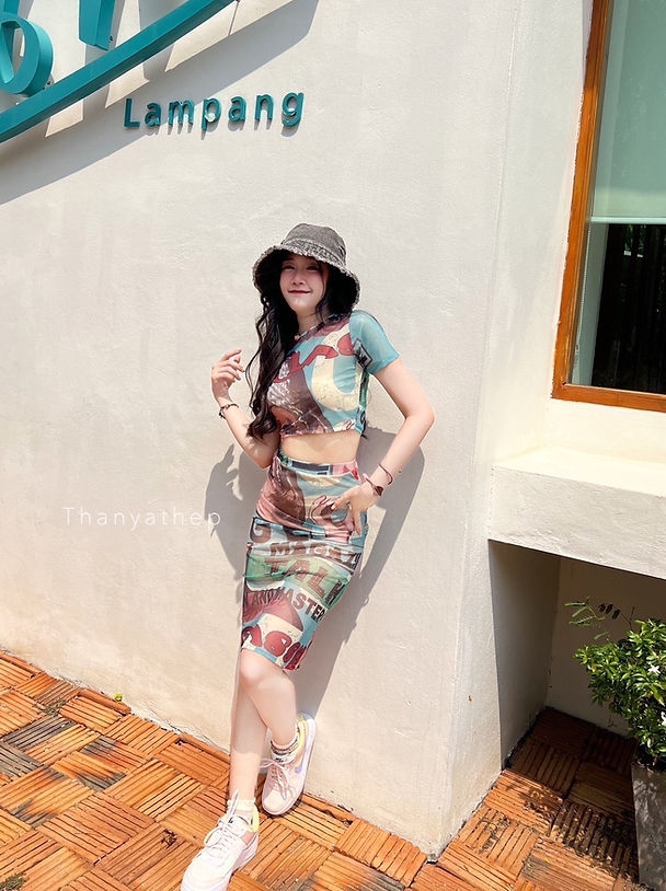 Mesh Printed Co-ordinates