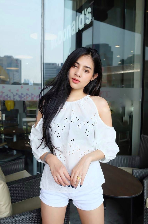 White Boho Cold Shoulder Eyelet Cotton Top