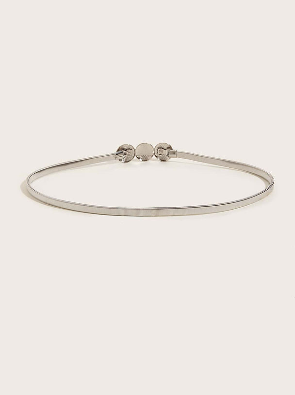 Combo Deal: Silver Rhinestone Bag With Vintage Belt