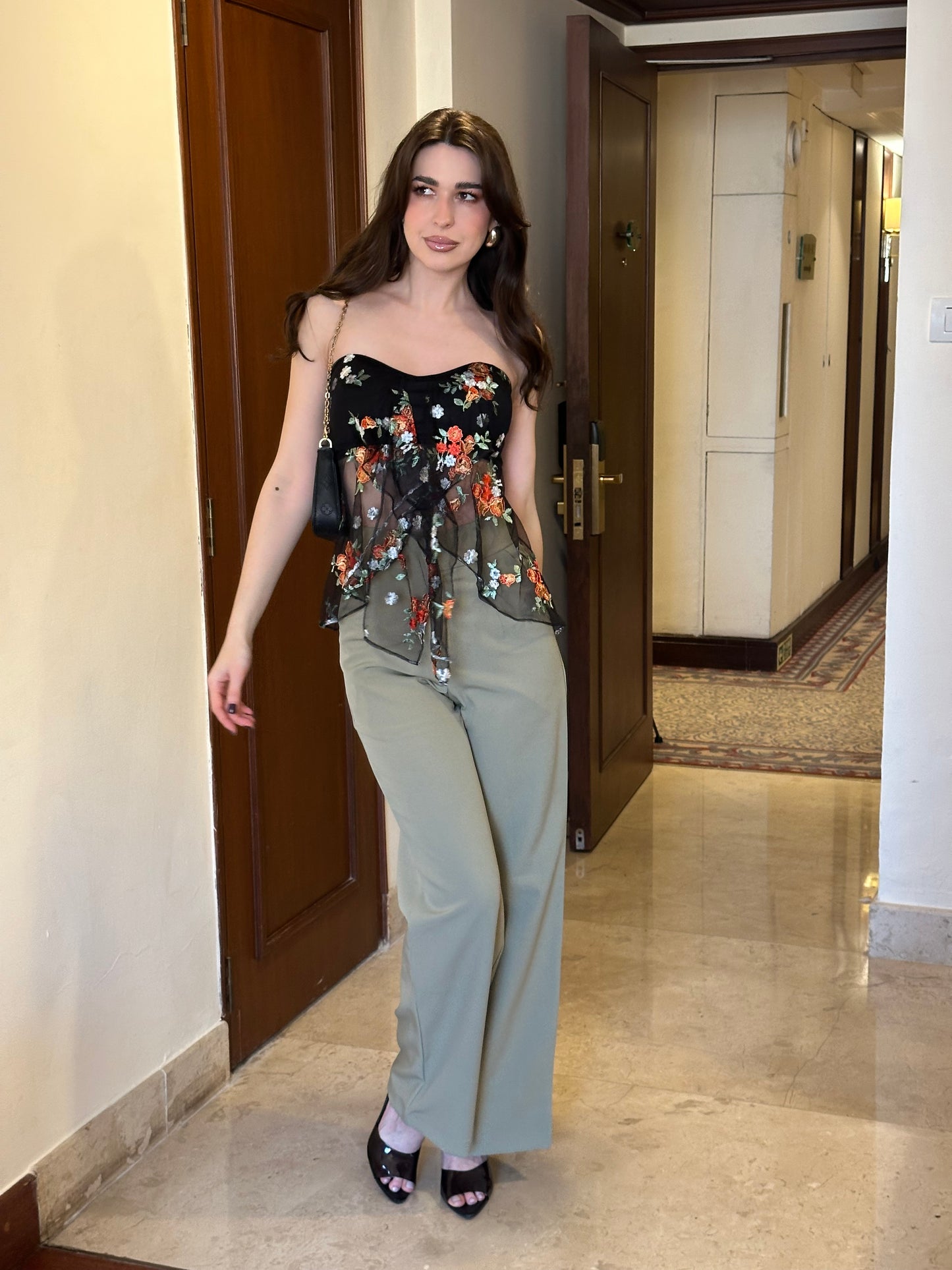 Mint Color Pop Straight Leg Pants