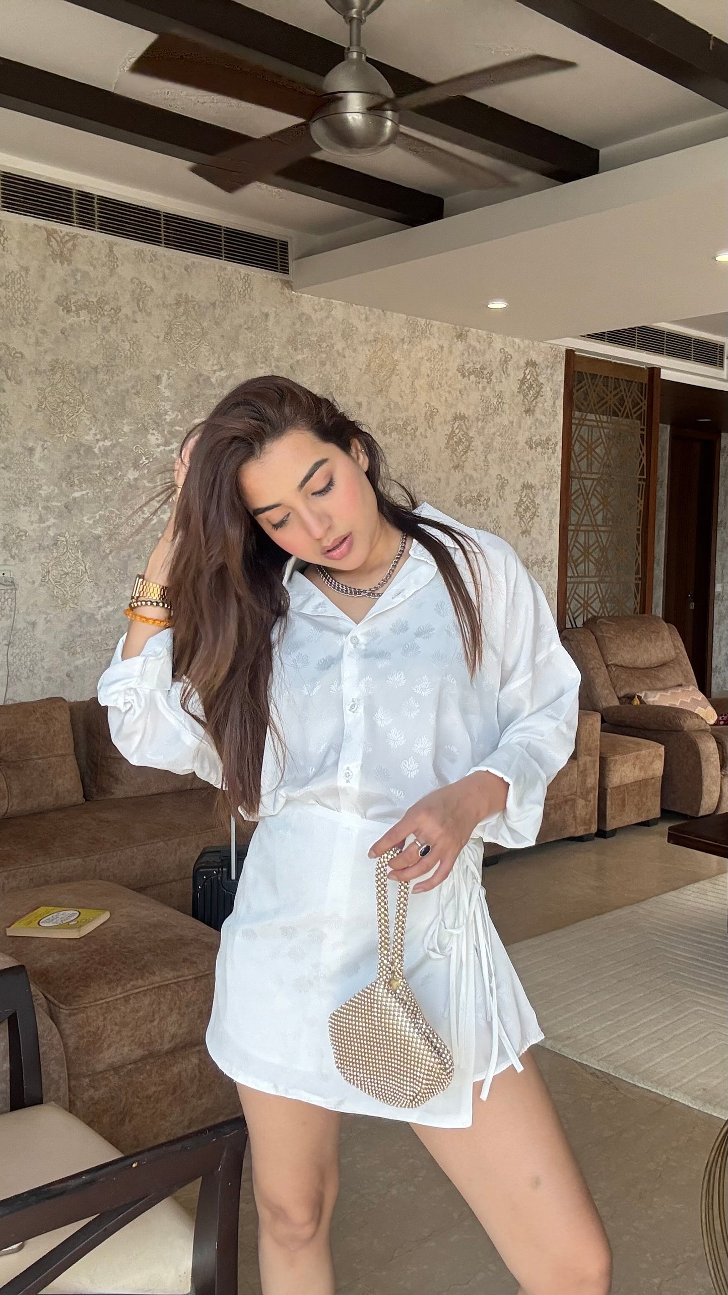 Noah Satin Shirt Co-ordinates