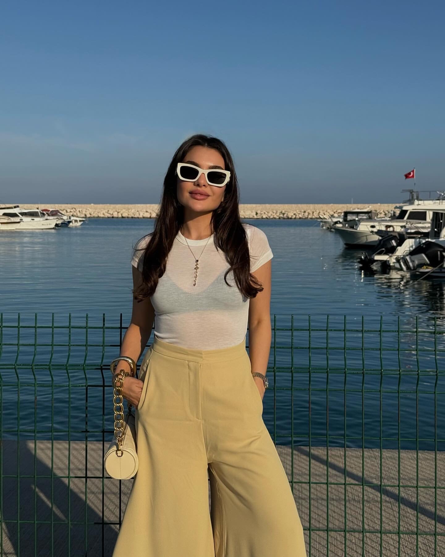 Baby Yellow Palazzo Pants