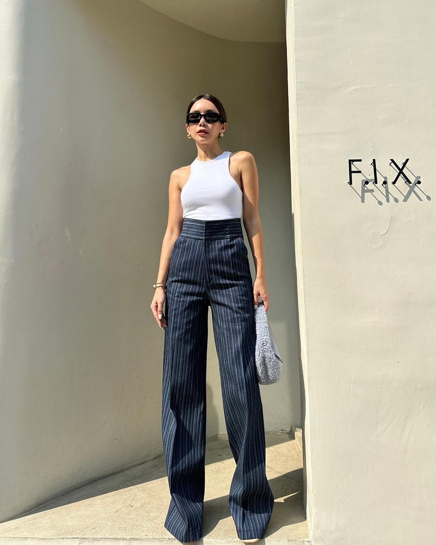 Snow Denim Look Pants