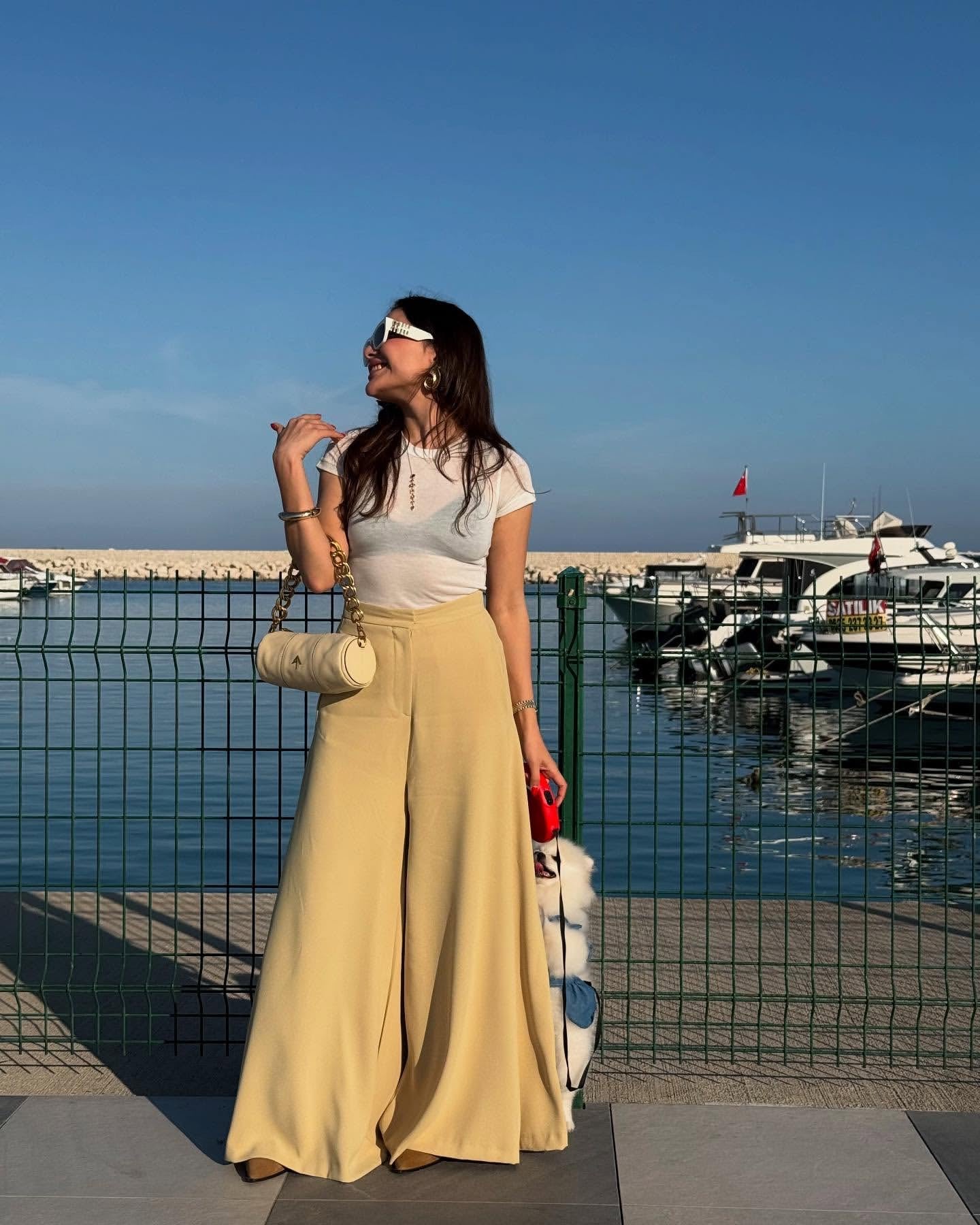 Baby Yellow Palazzo Pants