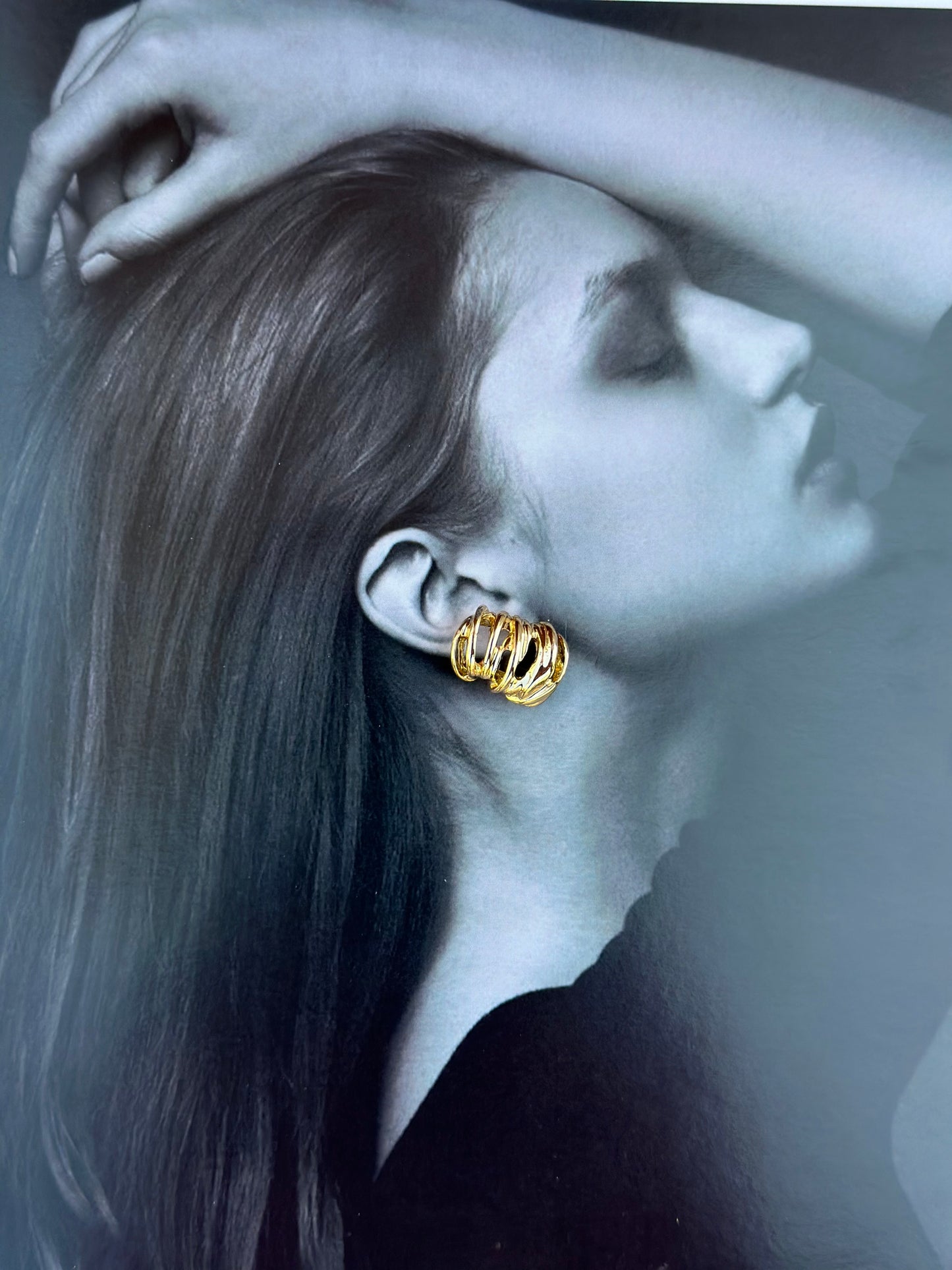 Tangled Spiral Studs