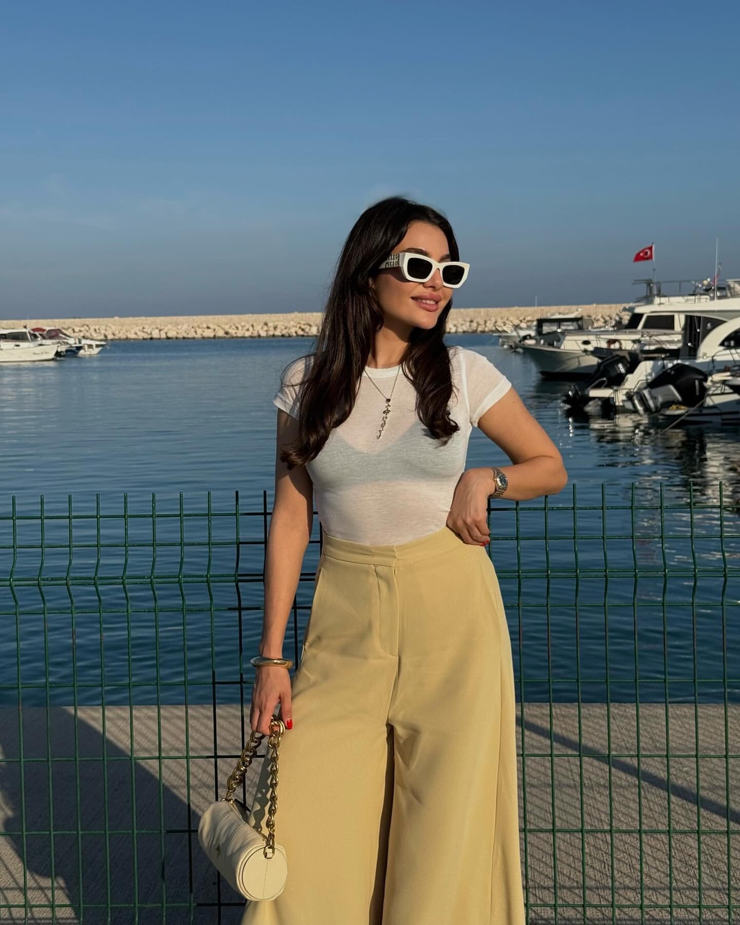 Baby Yellow Palazzo Pants