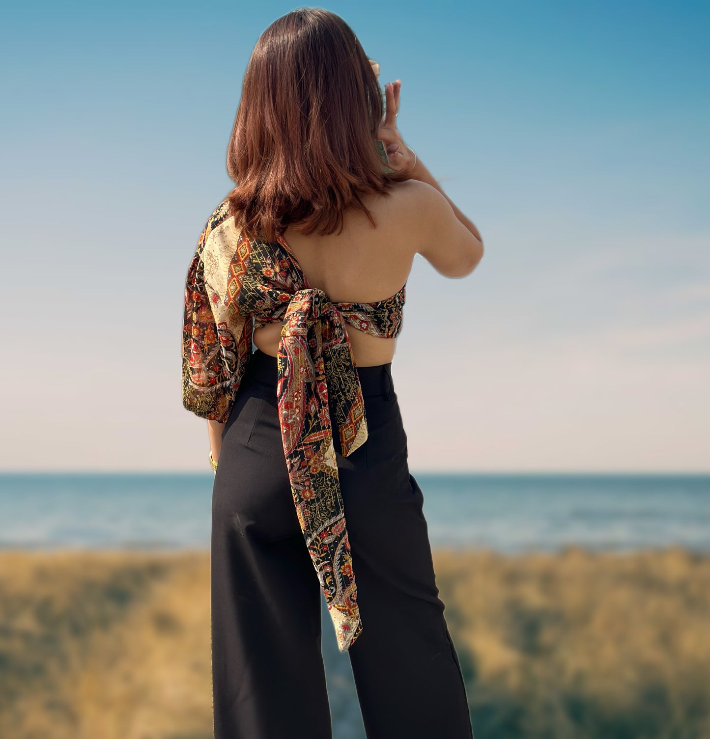 Bohemian Padded One Side Off Top