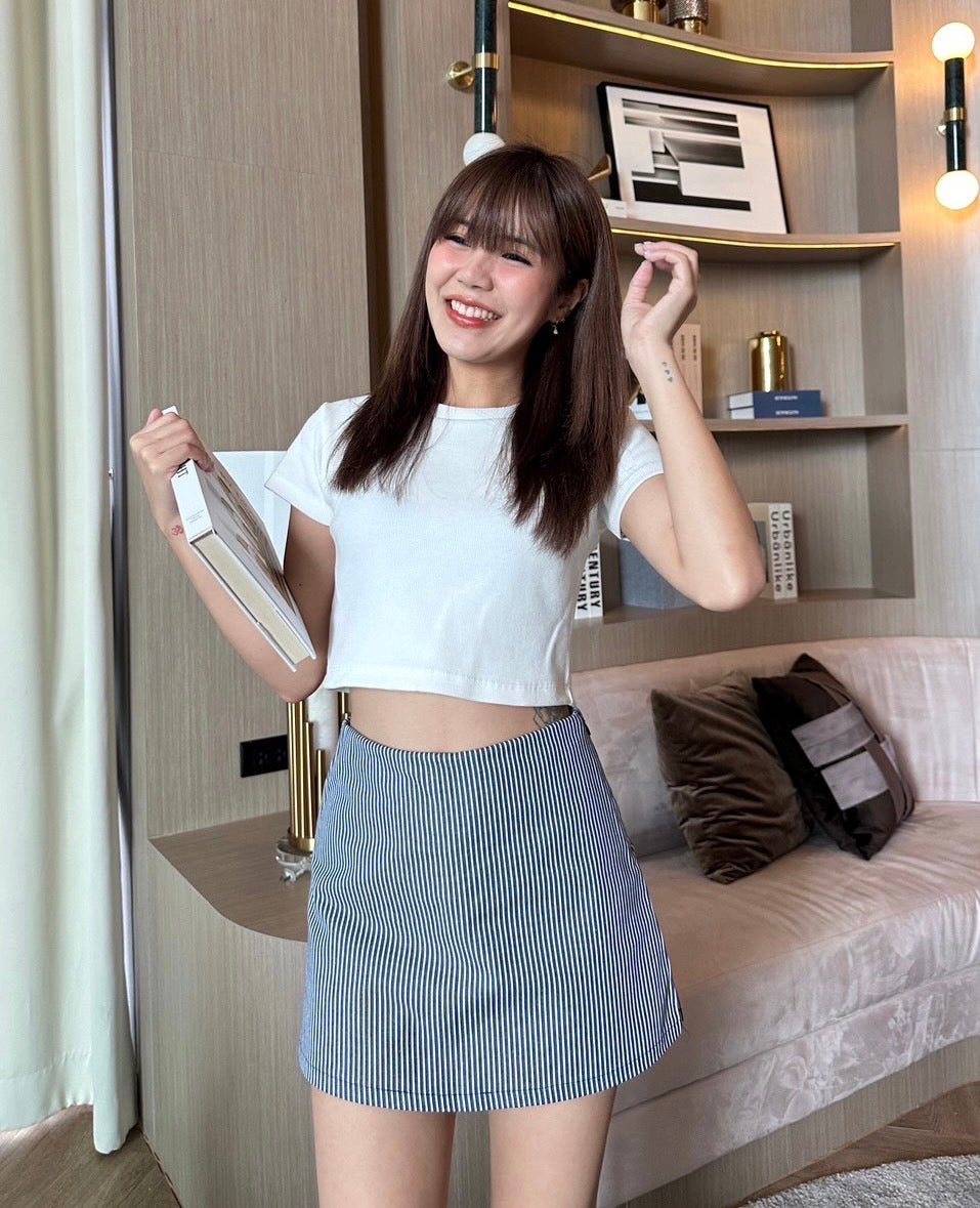 Striped Skorts