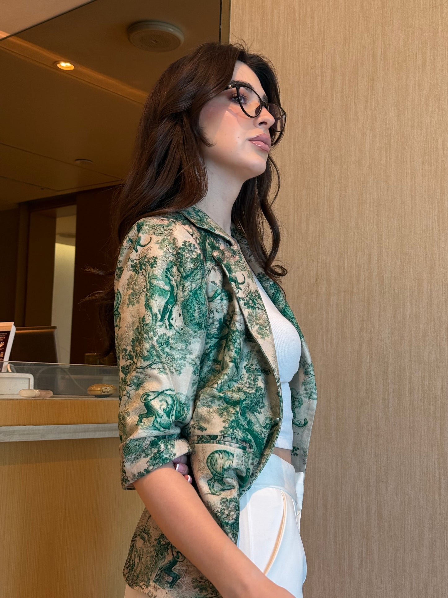 Classic Velvet 3/4th Sleeve Blazer
