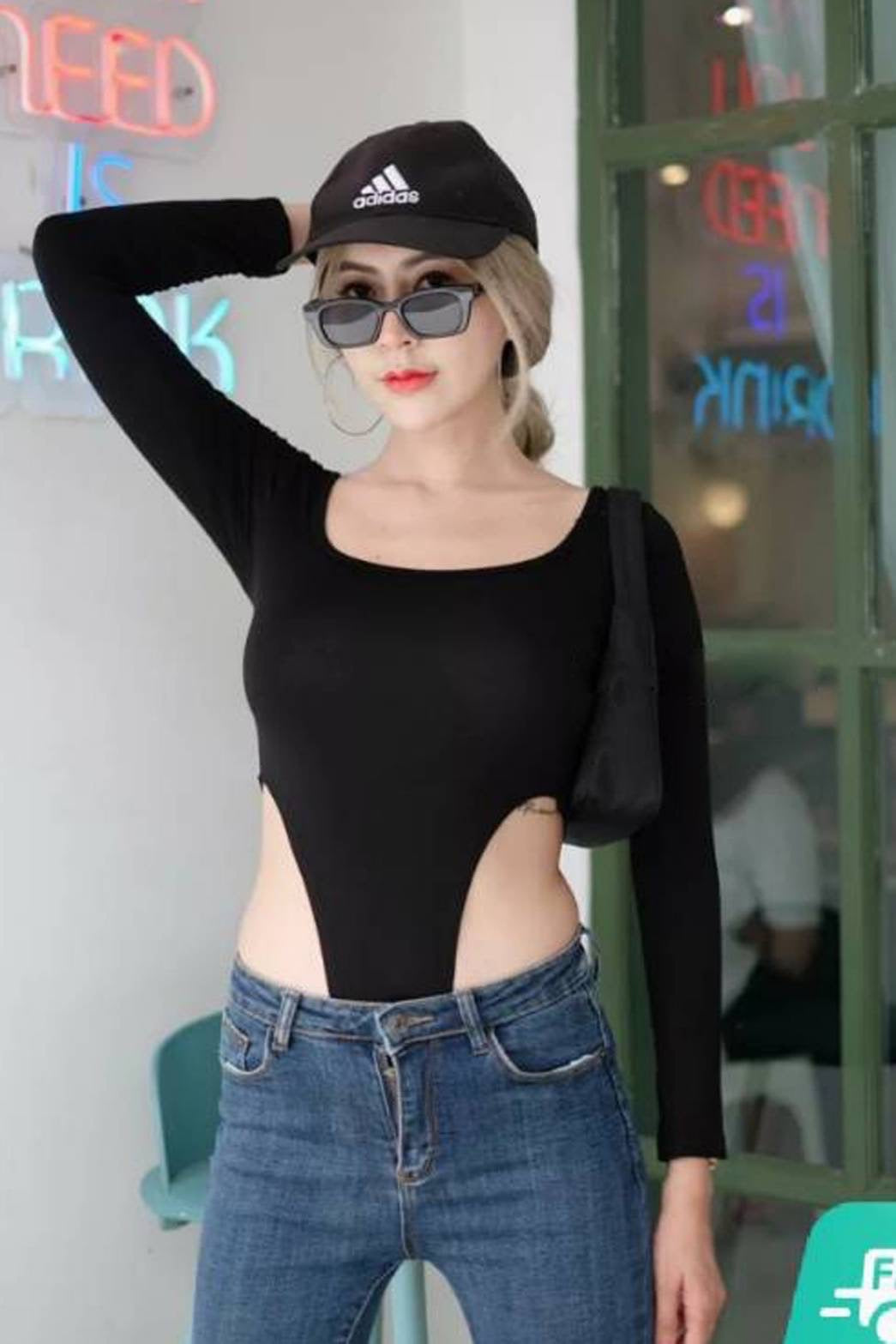 Full Sleeves Fitted Bodysuit