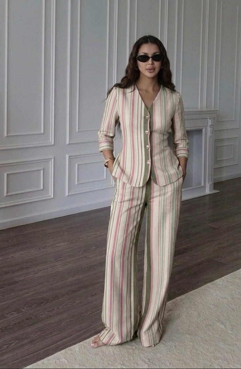 Quarter Sleeve Pastel Corporate Set