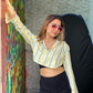 Summer Striped Vibrant Crop Shirts