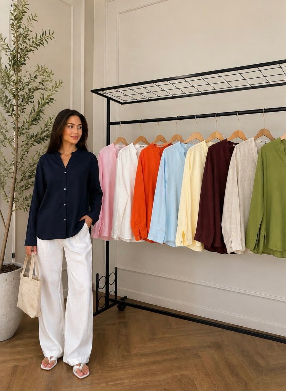 Week Day Cotton Shirts (Set Of 5)