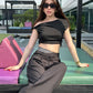 Criss-Cross Pants
