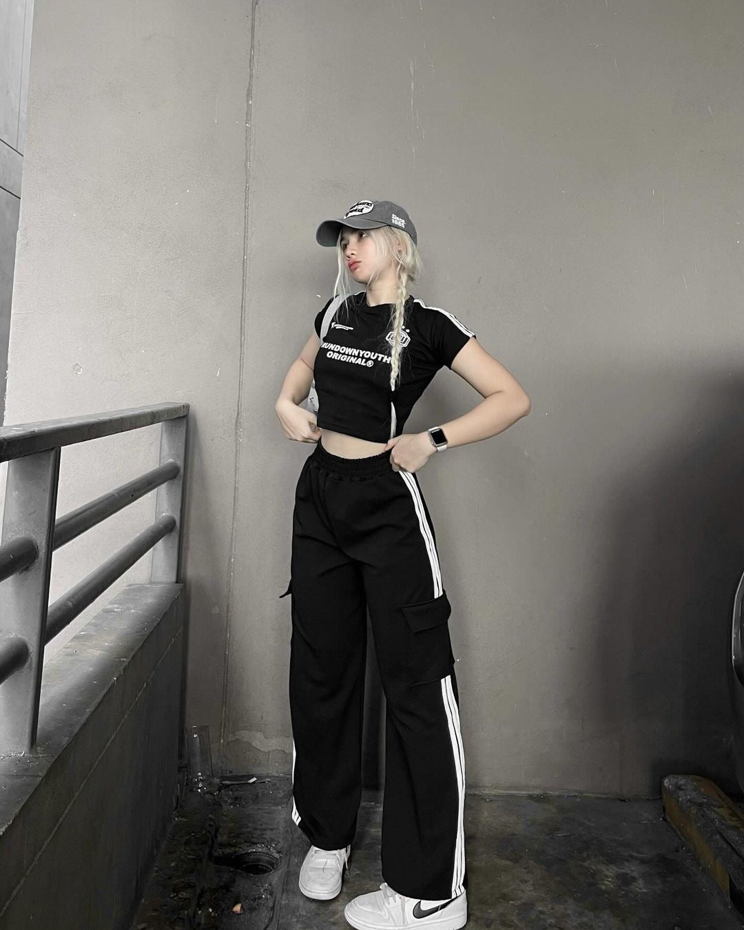 Casual Striped Track Pants