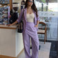 Layered Lilac Pant Suit Set