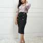 Combo Deal: Basic Mauve Shirt With Corporate Skirt