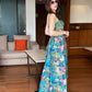 Abstract Printed Festival Fusion Co-ordinates