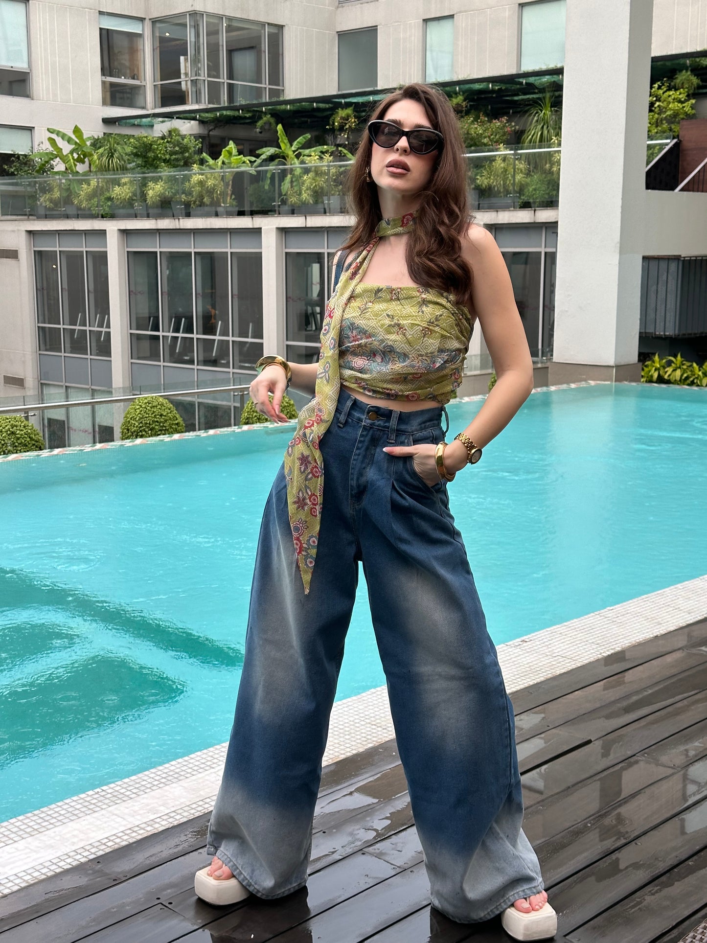 Combo: Victorian Top With Homie Denims