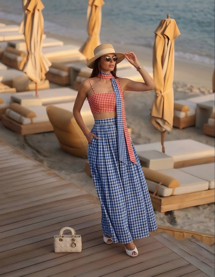 Color Confused Skirt Co-ordinates