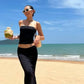 Hot Black Beach Look