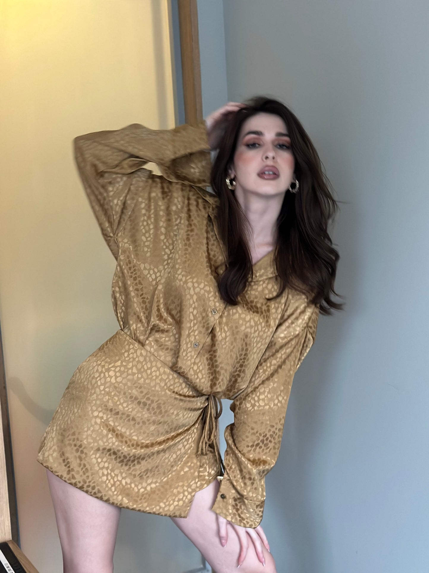 Noah Satin Shirt Co-ordinates