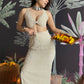 Beige-Silver Festive Set