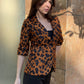 Animal Print 3/4th Sleeve Blazer