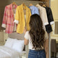 Stripe Blazer With Tank Vest