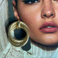 Chunky Three Layer Hoop Earring