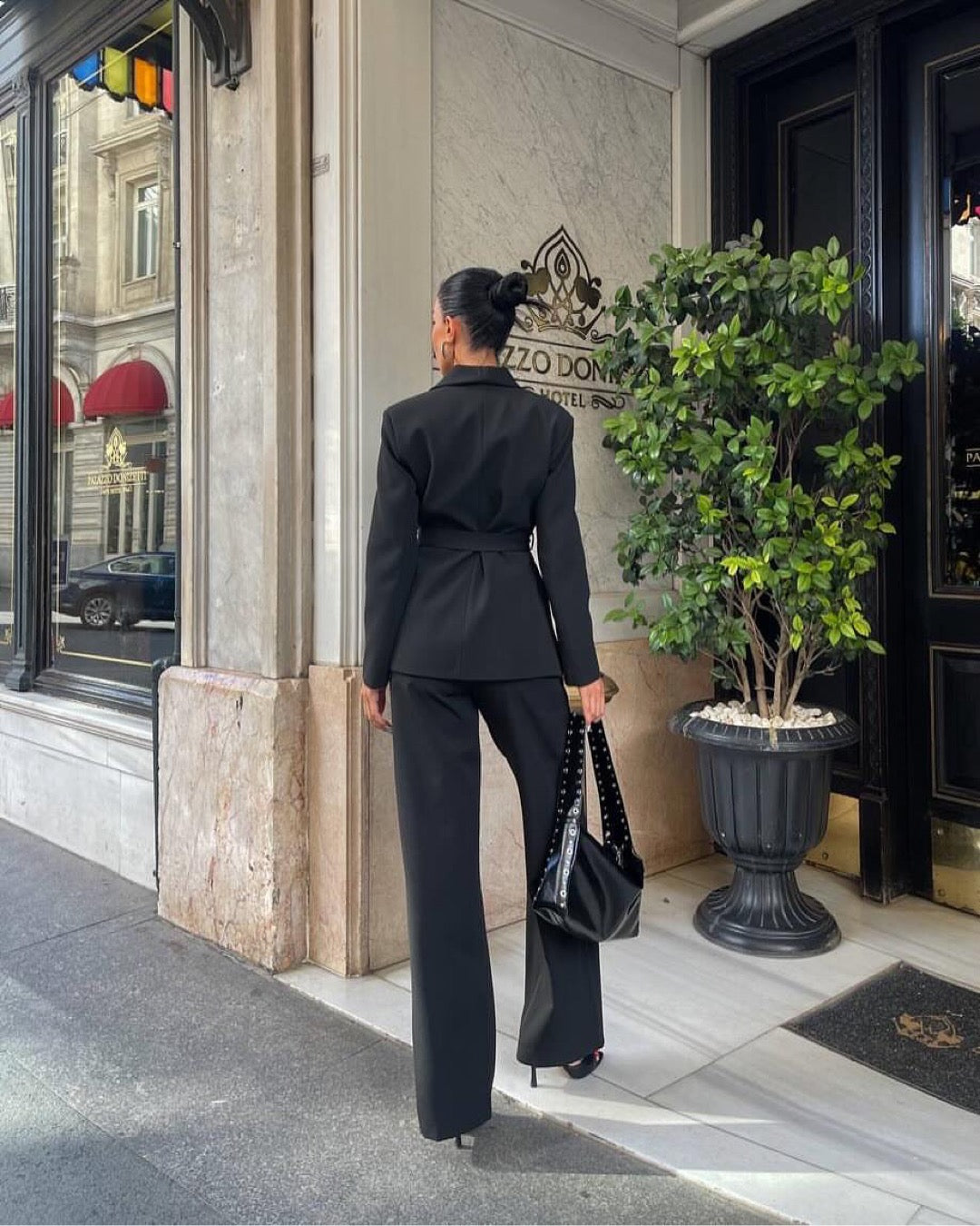 All Black Blazer Set