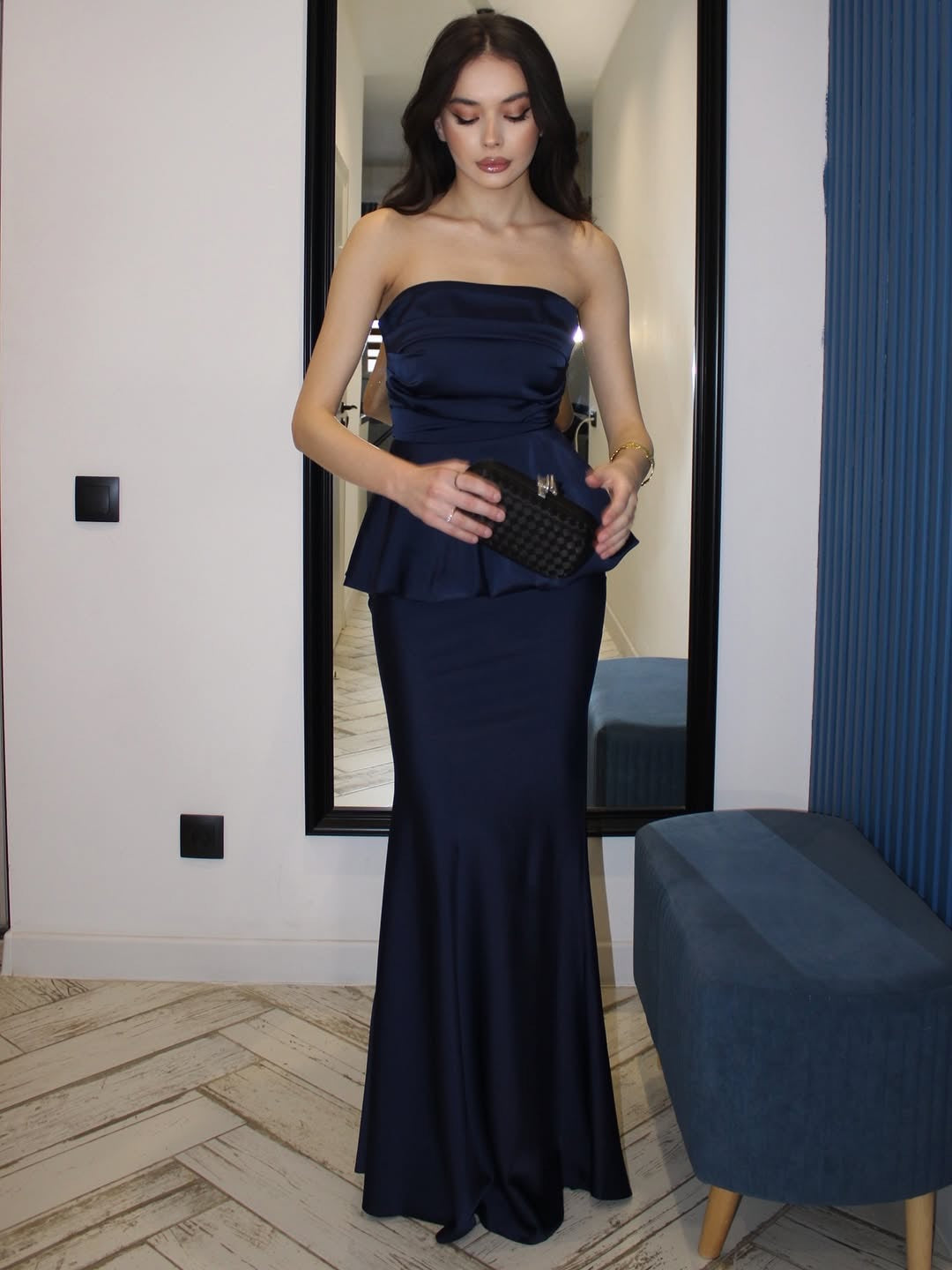 Satin Blue Luxe Co-ordinates