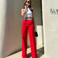 Elastic Waist Casual Pants