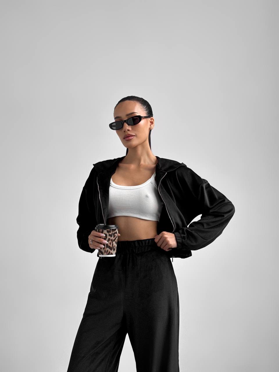 Black Velvet Tracksuit