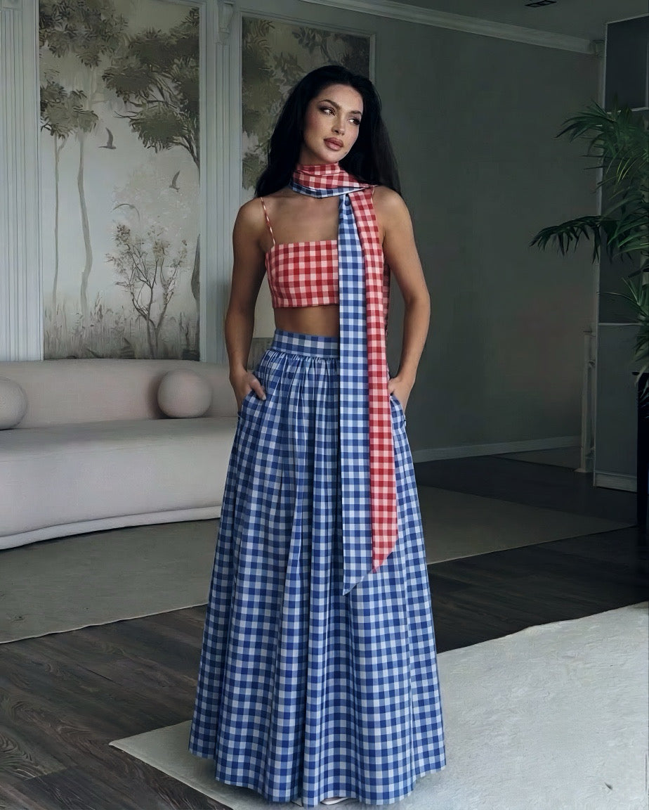 Color Confused Skirt Co-ordinates