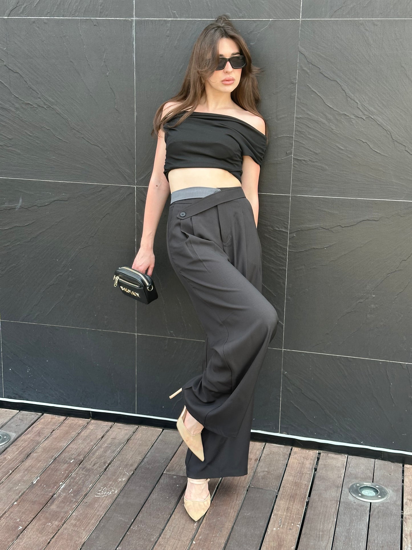 Criss-Cross Pants